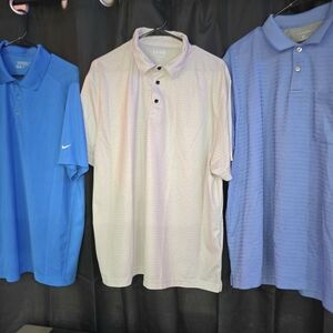 3 MENS XL POLOS